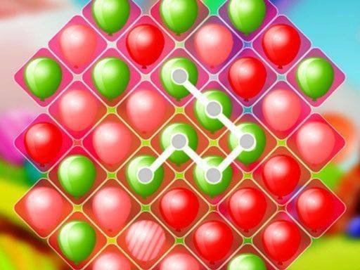 Color Balloons Path Puzzle Game