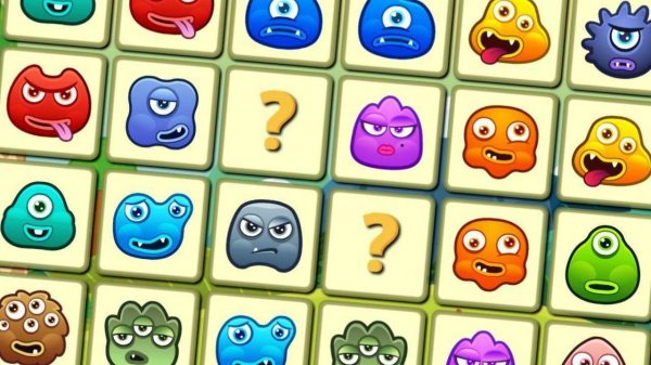 Monsters Memory Match Puzzle