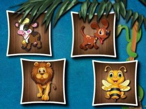 Animal Outline Matching Fun