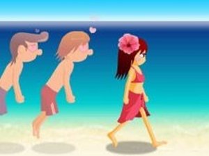 Beach Flirting Arcade Game