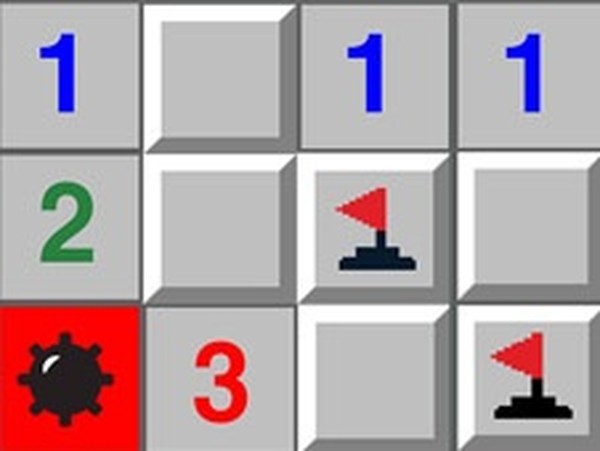 Mine Sweeper Logic Puzzle