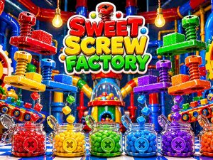 Sweet Screw Factory Puzzle Game