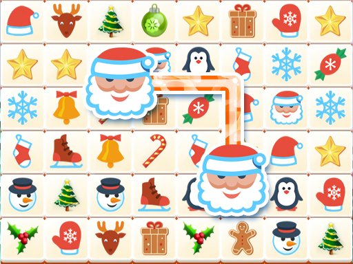 Winter Christmas Mahjong Puzzle