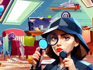 Hidden Object Room Puzzle