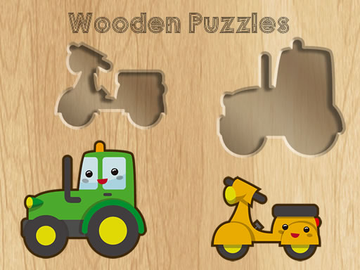 Wooden Shapes Puzzle Game