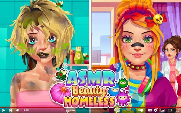 ASMR Beauty Homeless: Makeover & Care Game