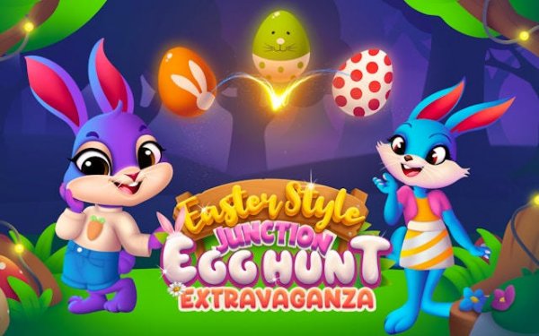 Easter Style Junction: Egg Hunt Extravaganza - Bunny Dressup & Egg Catch Online Game