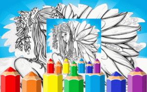 Magical Fairy Coloring Pages