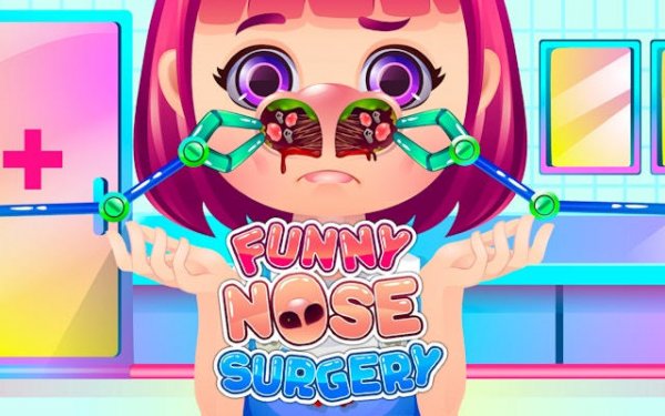 Funny Nose Surgery Game - Online Medical Simulation