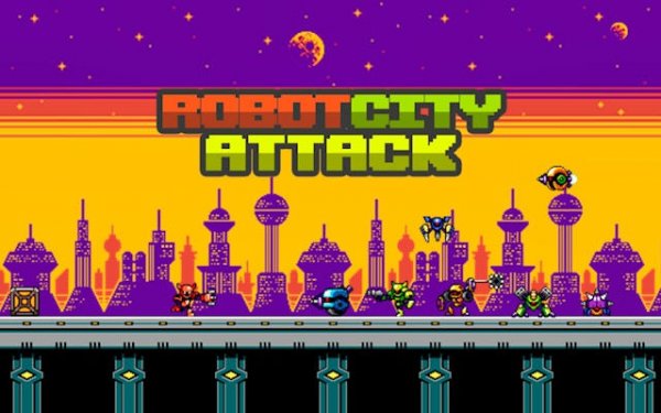 Robot City Attack: Precision Runner Arcade